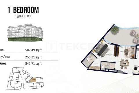 דירה למכירה ב Jumeirah Village Circle, Dubai, איחוד האמירויות  2 חדרי שינה, 96 מ"ר, מספר 692018 - תמונה 27