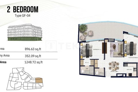 דירה למכירה ב Jumeirah Village Circle, Dubai, איחוד האמירויות  2 חדרי שינה, 96 מ"ר, מספר 692018 - תמונה 29