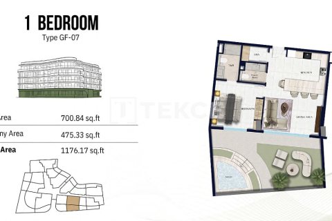 דירה למכירה ב Jumeirah Village Circle, Dubai, איחוד האמירויות  2 חדרי שינה, 96 מ"ר, מספר 692018 - תמונה 25