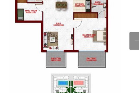 Müüa korter asukohaga Dubai Studio City, AÜE: 1 magamistoaga, 76.2 m² Nr 591274 - pilt 19