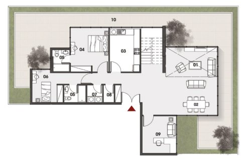 Apartament na sprzedaż w Al Maryah Island, Abu Dhabi, ZEA 6 sypialnie, 362 mkw., nr 716959 - zdjęcie 5