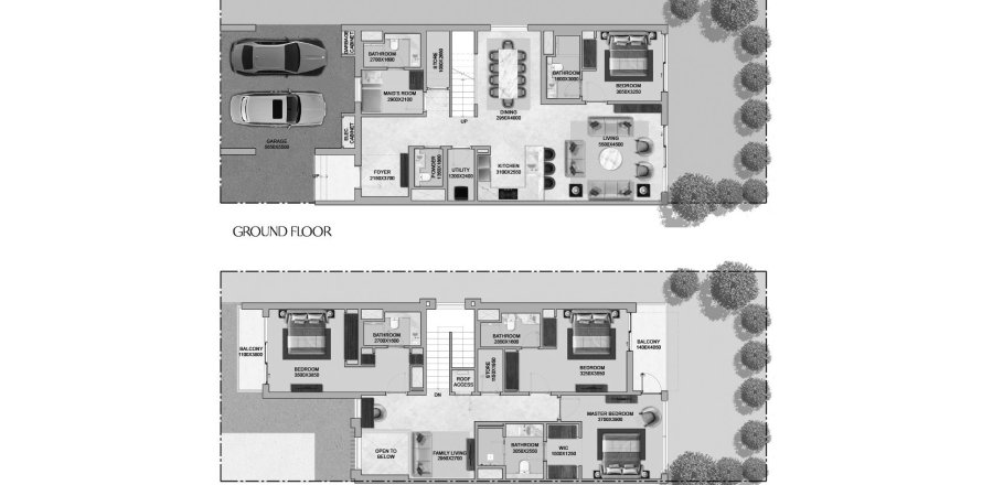 Huvila Sobha Sanctuary - The Greens Dubai, Arabiemiraatit 4 makuuhuonetta, 234 m2 № 691912