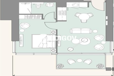 Apartament në Business Bay, Dubai, Emiratet e Bashkuara Arabe 1 dhomë gjumi, 59.46 m2. № 764661 - Foto 15