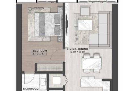 Apartment in CASA DAMAC TOWER in Al Sufouh, Dubai, UAE 1 bedroom, 76 sq.m. № 704973 - photo 6
