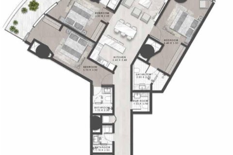 Apartment in CASA DAMAC TOWER in Al Sufouh, Dubai, UAE 1 bedroom, 76 sq.m. № 704973 - photo 8