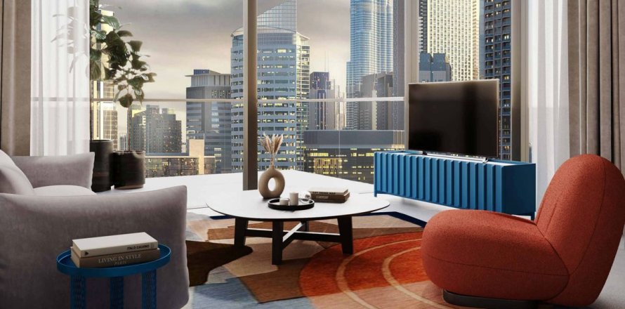 Квартира в Бизнес-Бэй, Дубай, ОАЕ 1 спальня, 60.1м2 № 694322