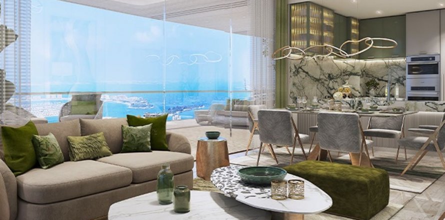 Leilighet i Dubai Harbour, Dubai, Emiratene 3 soverom, 186.7 kvm nr. 579184