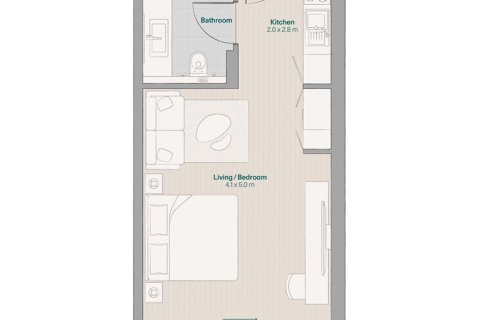 Apartament në Dubai, Emiratet e Bashkuara Arabe 1 dhomë gjumi, 80 m2. № 704456 - Foto 25