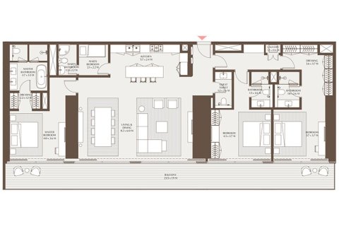 Apartament na sprzedaż w Dubai, ZEA 1 sypialnia, 96 mkw., nr 704453 - zdjęcie 15