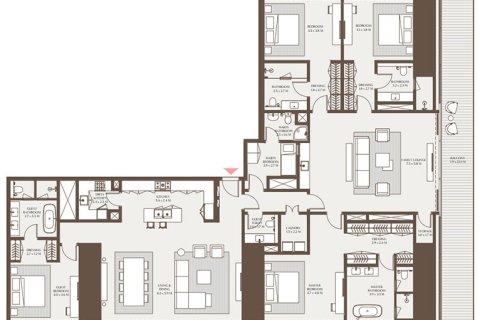 Apartament na sprzedaż w Dubai, ZEA 1 sypialnia, 96 mkw., nr 704453 - zdjęcie 16