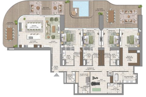 Wohnung zum Verkauf in Dubai, VAE 1 Schlafzimmer, 79 m2 Nr. 680110 - Foto 15