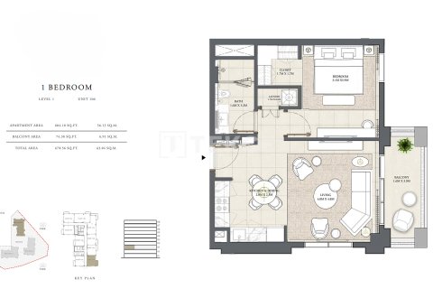 Διαμέρισμα σε Dubai, ΗΑΕ 3 υπνοδωμάτια, 157 τ.μ. Αρ. 680107 - φωτογραφία 22