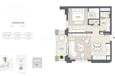 Διαμέρισμα σε Dubai, ΗΑΕ 3 υπνοδωμάτια, 157 τ.μ. Αρ. 680107 - φωτογραφία 23