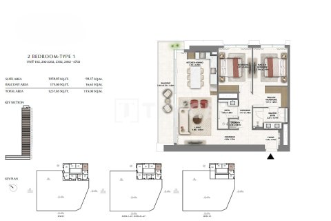 Dubai, UAE의 판매용 아파트 침실 3개, 183제곱미터 번호 680106 - 사진 21