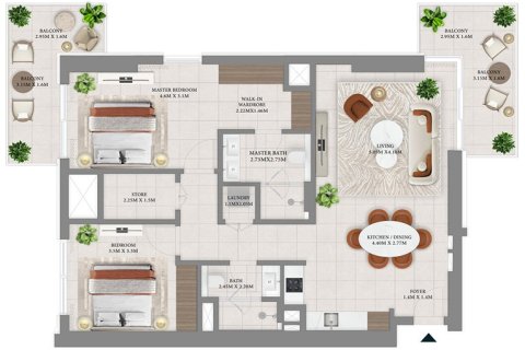 Apartment in Vida Residences Hillside in Dubai, UAE 1 bedroom, 77 sq.m. № 704842 - photo 20