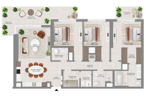 Apartment in Vida Residences Hillside in Dubai, UAE 1 bedroom, 77 sq.m. № 704842 - photo 21