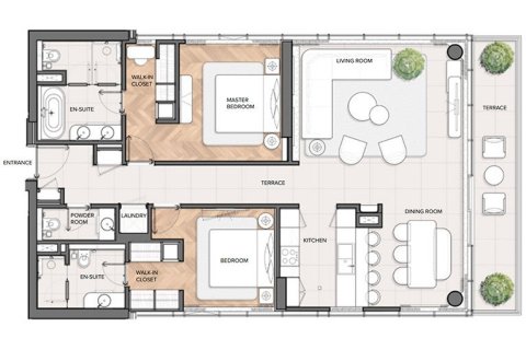 Apartment in Residences Du Port in Dubai Marina, UAE 1 bedroom, 78 sq.m. № 704839 - photo 13