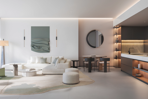 Byt v Dubai Harbour, SAE 2 ložnice, 142 m² Č.: 598530 - fotografie 5