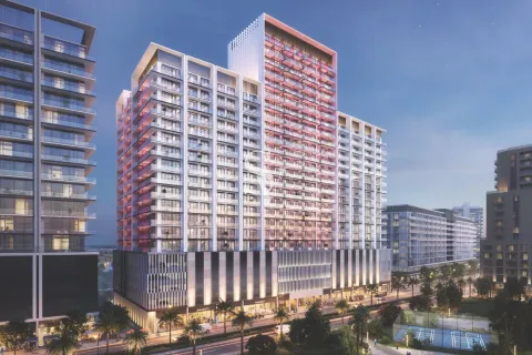 Huoneisto Binghatti Ruby Jumeirah Village Circle, Dubai, Arabiemiraatit 2 makuuhuonetta, 107 m2 № 658276 - kuva 5