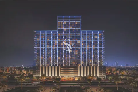 Huoneisto Binghatti Ruby Jumeirah Village Circle, Dubai, Arabiemiraatit 2 makuuhuonetta, 107 m2 № 658276 - kuva 2