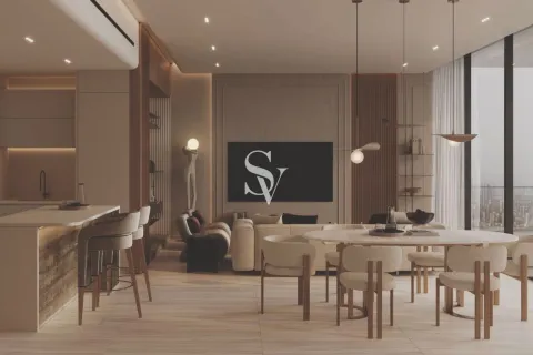 Huoneisto Binghatti Ruby Jumeirah Village Circle, Dubai, Arabiemiraatit 2 makuuhuonetta, 107 m2 № 658276 - kuva 9