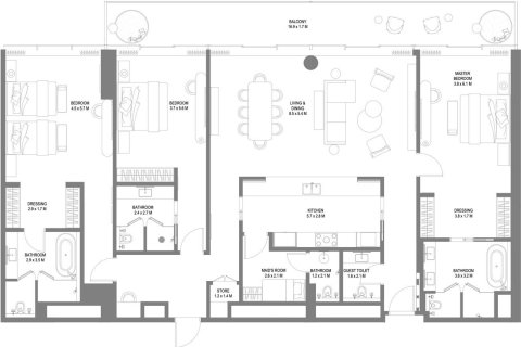 Apartment in Anantara Sharjah Residences in Al Heerah, Sharjah, UAE 1 bedroom, 94 sq.m. № 704968 - photo 12