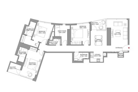 Apartment in SKYSCAPE AVENUE in Nadd Al Sheba, Dubai, UAE 1 bedroom, 69 sq.m. № 704964 - photo 14