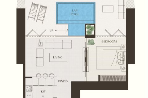 Apartment in ONE BY BINGHATTI in Business Bay, Dubai, UAE 57 sq.m. № 704966 - photo 7