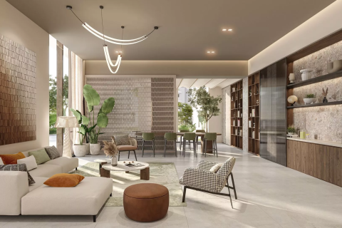 Apartmen di Abu Dhabi, UAE 1 bilik tidur, 46.7 meter persegi № 731688 - foto 4