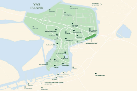 Müüa korter on the Yas Island, Abu Dhabi, AÜE: 1 magamistoaga, 75 m² Nr 708668 - pilt 9