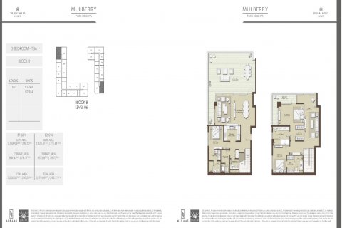 Dvoupatrový byt v Dubai Hills Estate, Dubai, SAE 3 ložnice, 295.33863700 m² Č.: 583859 - fotografie 18