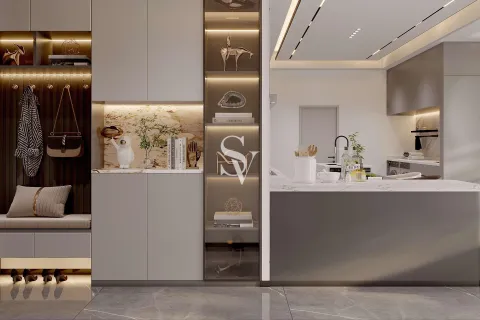 Apartmen di Dubai Land, UAE 2 bilik tidur, 127 meter persegi № 657781 - foto 14