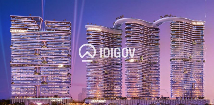 Apartment i Dubai Harbour, Dubai, UAE 1 soveværelse, 80.92 kvm № 740960