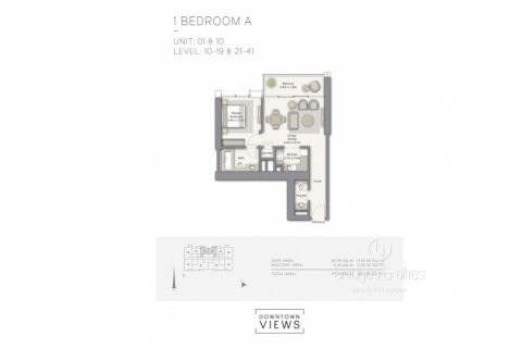 Lakás itt: Downtown Dubai (Downtown Burj Dubai), EAE, 1 hálószoba, 85 m², azonosító: 695641 - fénykép 16