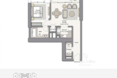Apartament do wynajęcia w Downtown Dubai (Downtown Burj Dubai), Dubai, ZEA 1 sypialnia, 85 mkw., nr 695641 - zdjęcie 16