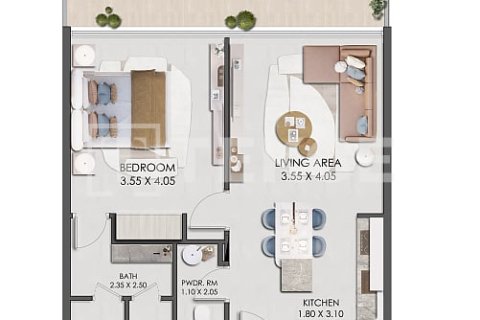 Jumeirah Village Circle、Dubai、UAE にあるマンション販売中 1ベッドルーム、63 m2、No678561 - 写真 16