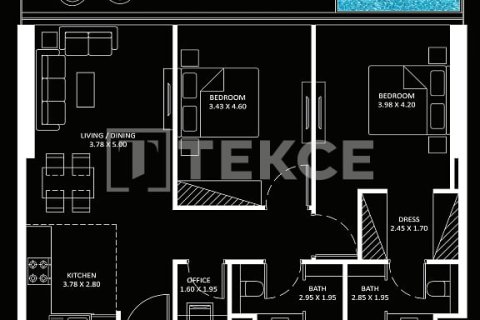 Lägenhet till försäljning i Business Bay, Dubai, UAE 1 rum, 35 kvm Nr. 678557 - fotografi 20