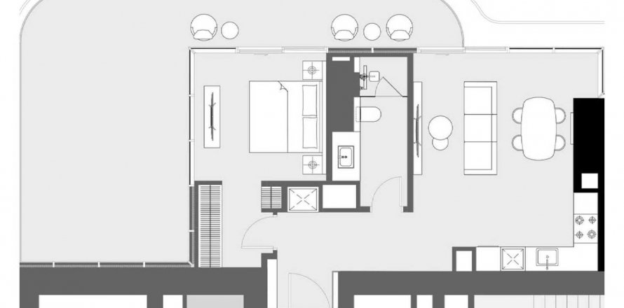 Apartment in LIV Maritime in Maritime City, Dubai, UAE 1 bedroom, 72.46 sq.m. № 571688