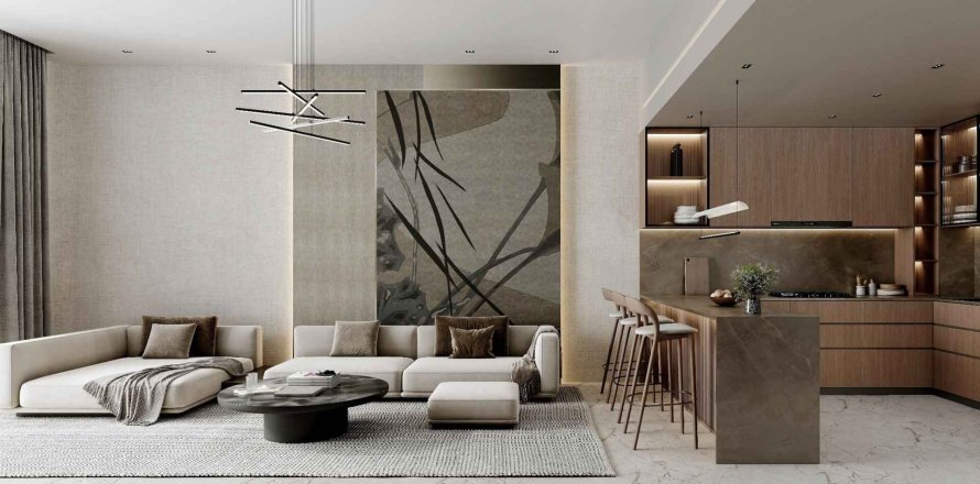 Apartmen di Marwa Views di Meydan, Dubai, UAE 1 bilik, 42 meter persegi № 687943