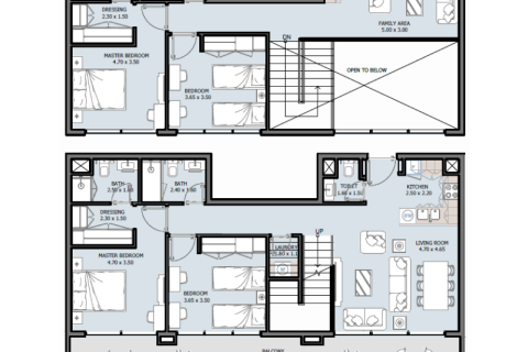 Byt v Masdar City, Abu Dhabi, SAE 1 ložnice, 45 m² Č.: 732805 - fotografie 13