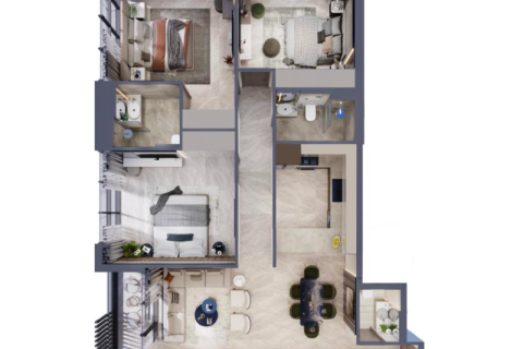 Apartament de vânzare în Jumeirah Village Circle, Dubai, EAU 1 cameră, 40 mp.  №732809 - poză 8