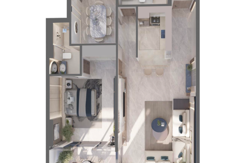 Apartament de vânzare în Jumeirah Village Circle, Dubai, EAU 1 cameră, 40 mp.  №732809 - poză 6