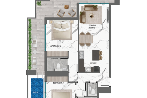 Apartamento en venta en Jumeirah Village Circle, Dubai, EAU 1 habitación, 37 m2 № 732804 - foto 15
