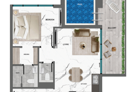 Apartamento en venta en Jumeirah Village Circle, Dubai, EAU 1 habitación, 37 m2 № 732804 - foto 14
