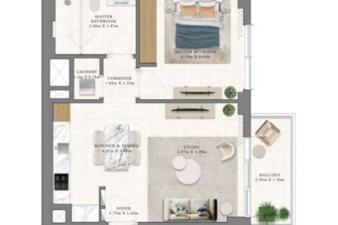 Apartment in Dubai Hills Estate, UAE 1 bedroom, 70 sq.m. № 704535 - photo 4