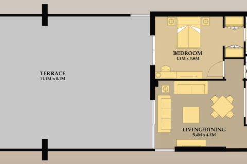 Lakás itt: Maritime City, Dubai, EAE, 1 hálószoba, 159 m², azonosító: 704538 - fénykép 9