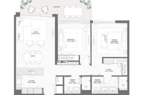 Lakás itt: Dubai, EAE, 1 hálószoba, 81 m², azonosító: 704536 - fénykép 16