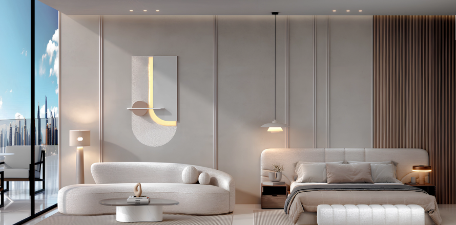 Apartament në Al Jaddaf, Dubai, Emiratet e Bashkuara Arabe 2 dhoma gjumi, 105 m2. № 599715