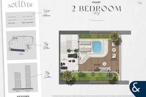 Wohnung zum Verkauf in Maritime City, Dubai, VAE 2 Schlafzimmer, 268 m2 Nr. 666537 - Foto 15