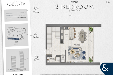 Wohnung zum Verkauf in Maritime City, Dubai, VAE 2 Schlafzimmer, 268 m2 Nr. 666537 - Foto 14